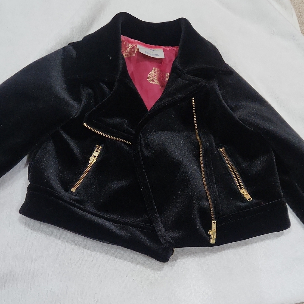 OshKosh B'gosh Kids Black Jacket with Gold Zippers